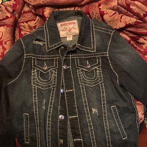Men’s L Authentic True Religion Jean Jacket